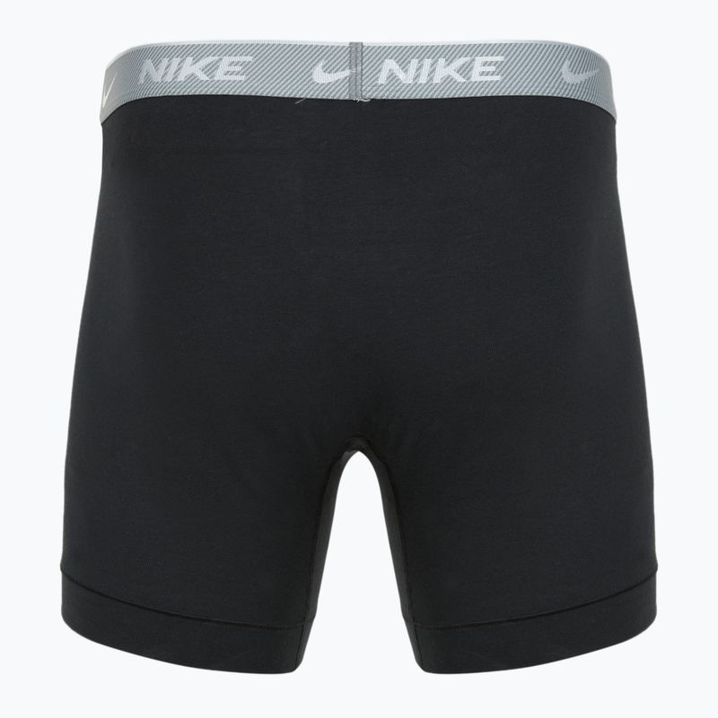 Pánské boxerky Nike Everyday Cotton Stretch 3 páry bi/iron grey/clear grey high shine textured wb 3
