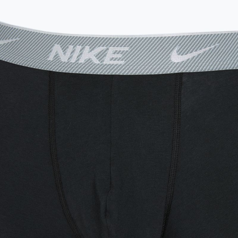 Pánské boxerky Nike Everyday Cotton Stretch 3 páry bi/iron grey/clear grey high shine textured wb 4