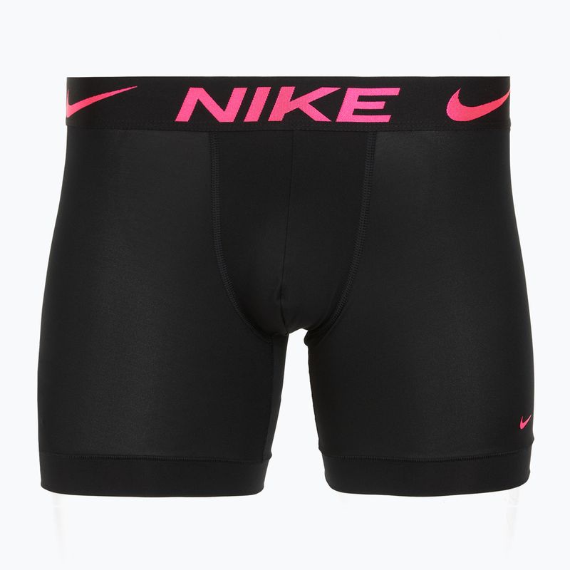 Pánské boxerky Nike Dri-Fit Essential Micro Boxer Brief 3 páry černá hyper pink/uni red/black high shine wb 4