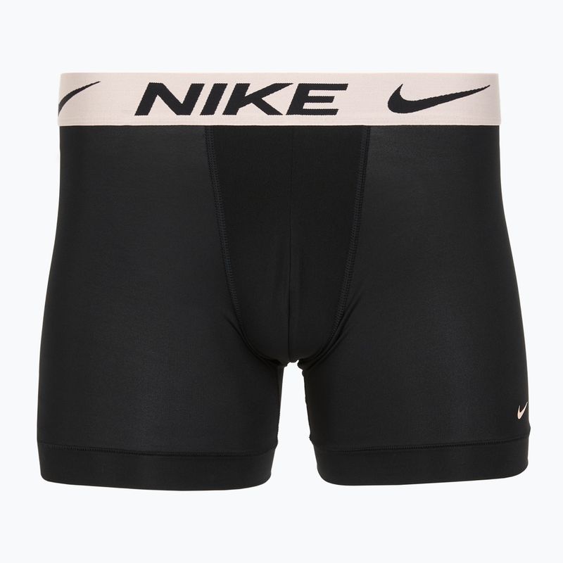 Pánské boxerky Nike Dri-Fit Essential Micro Boxer Brief 3 páry blk washed coral/olive aura/abrtract blue edge wb 2