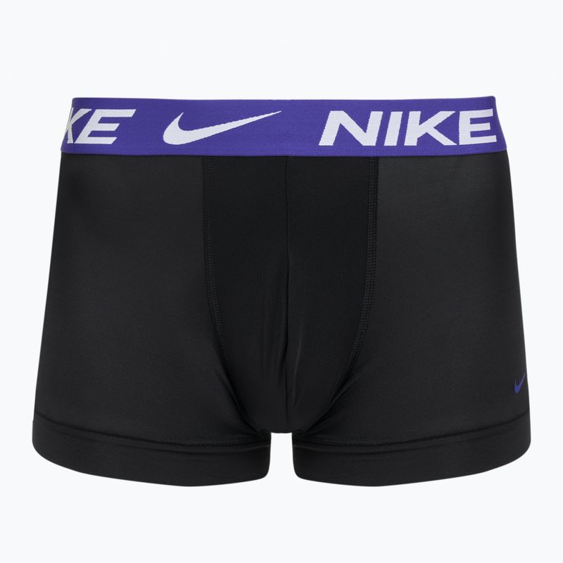 Pánské boxerky Nike Dri-Fit Essential Micro Trunk 3 páry černá univerzitní zlatá/hluboká noc/tmavě červená wb 4