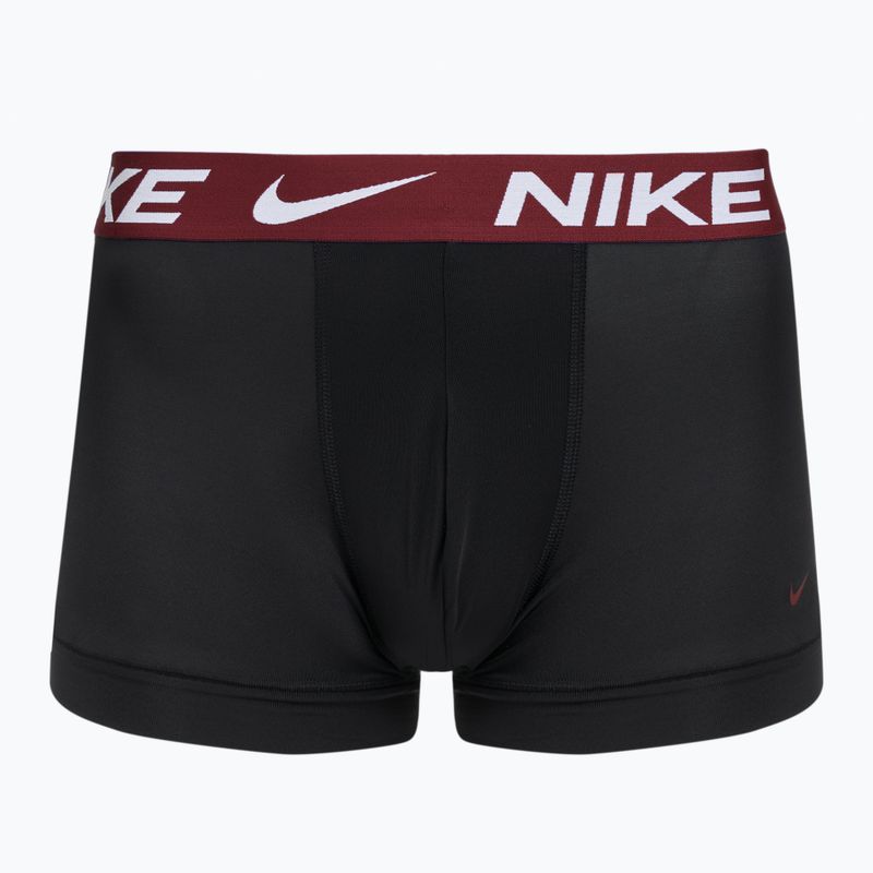 Pánské boxerky Nike Dri-Fit Essential Micro Trunk 3 páry černá univerzitní zlatá/hluboká noc/tmavě červená wb 5