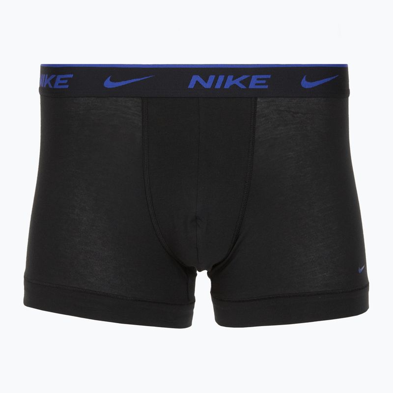 Pánské boxerky Nike Everyday Cotton Stretch Trunk 3 páry black lig crim/des och/deep night logo v pase 4
