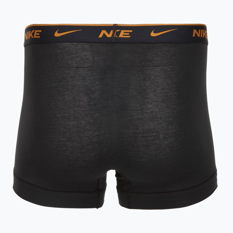 Pánské boxerky Nike Everyday Cotton Stretch Trunk 3 páry black lig crim/des och/deep night logo v pase 5
