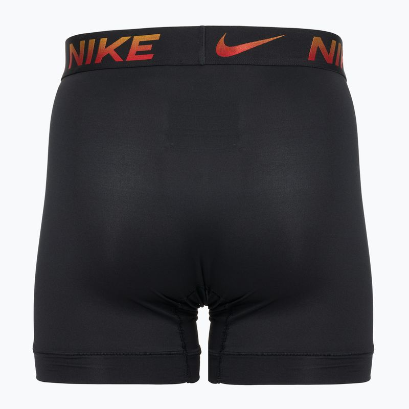 Pánské boxerky Nike Dri-Fit Essential Micro Boxer Brief 3 páry university red/black/black metallic grdient wb 5