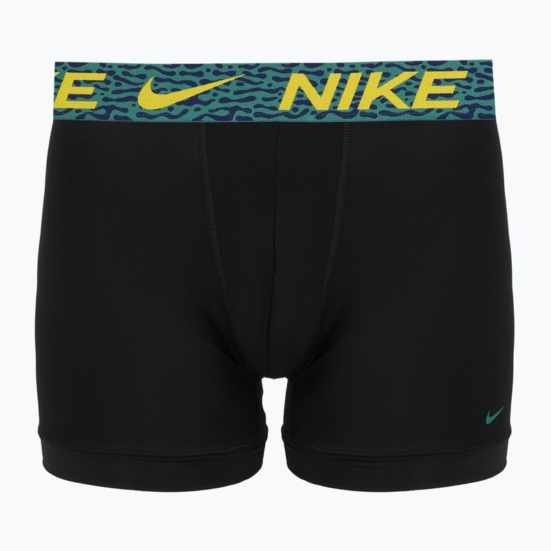 Pánské boxerky Nike Dri-Fit Essential Micro 3 pairs blklightcrimson/ brightcitron/evergreenaur 2