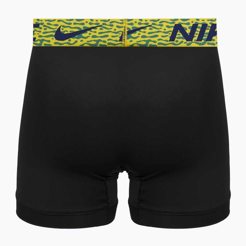 Pánské boxerky Nike Dri-Fit Essential Micro 3 pairs blklightcrimson/ brightcitron/evergreenaur 5