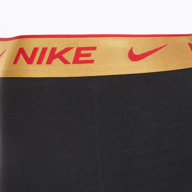 Pánské boxerky Nike Everyday Cotton Stretch Trunk 3 páry blk/university red/wheat gold/black high shine wb 6