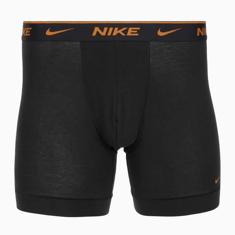Pánské boxerky Nike Everyday Cotton Stretch 3 páry black light crimsn/desrt ochre/black waistband 4