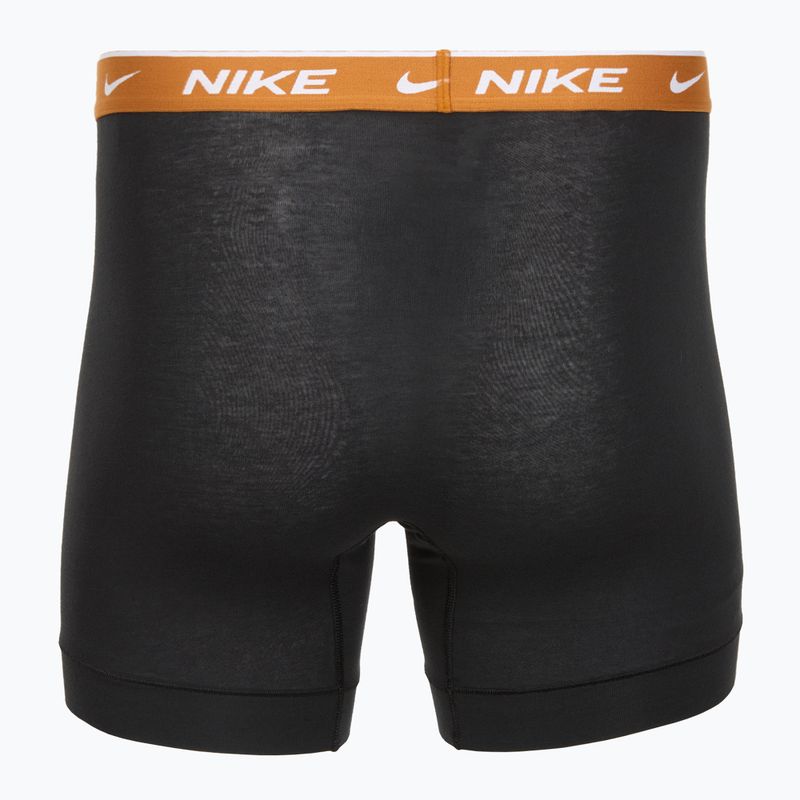 Pánské boxerky Nike Everyday Cotton Stretch 3 páry black light crimsn/desrt ochre/black waistband 5