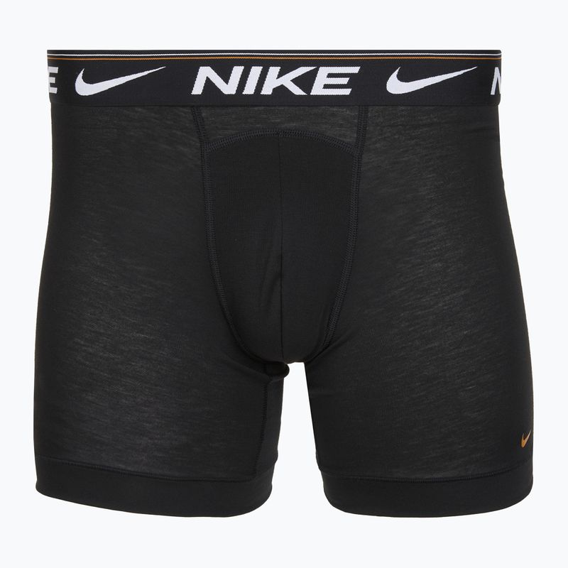 Pánské boxerky Nike Dri-FIT Ultra Comfort 3 páry black evrgreen aura/deep night/black waistband 4