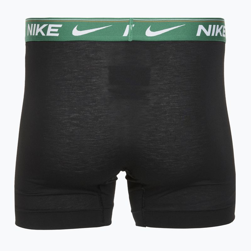 Pánské boxerky Nike Dri-FIT Ultra Comfort 3 páry black evrgreen aura/deep night/black waistband 5