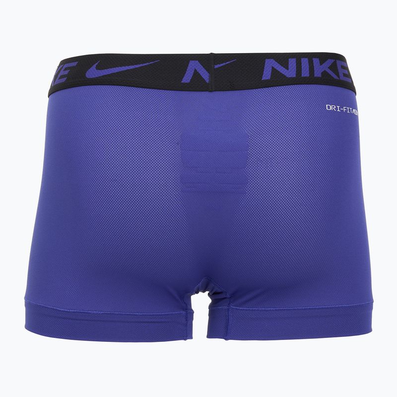 Pánské boxerky Nike Dri-FIT Cotton Trunk 3 páry deep night/university gold/green shock 5