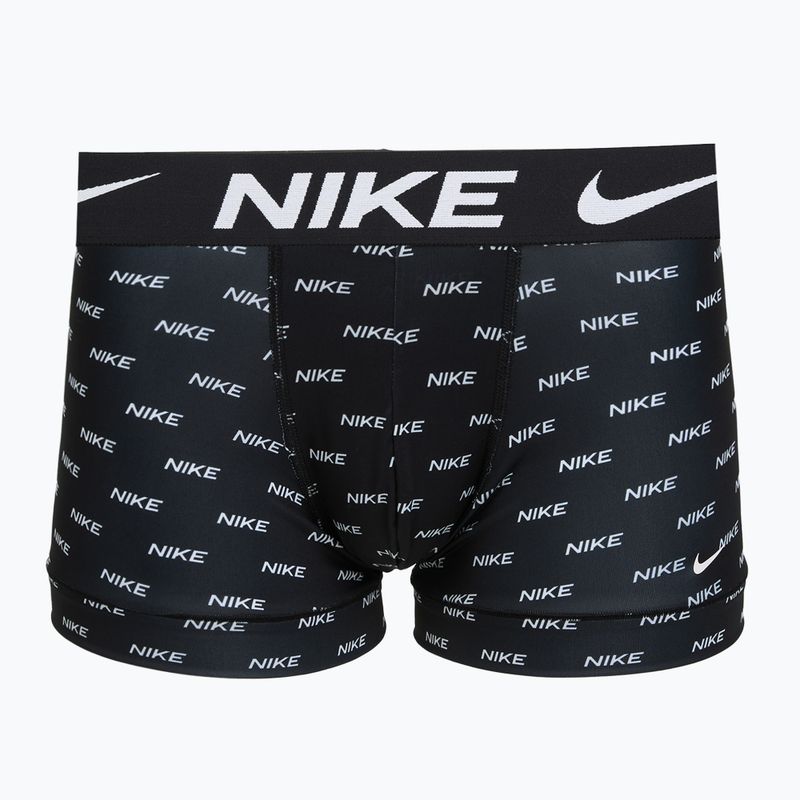 Pánské boxerky Nike Dri-Fit Essential 3 pairs black nike print/mars stone/deep night 3