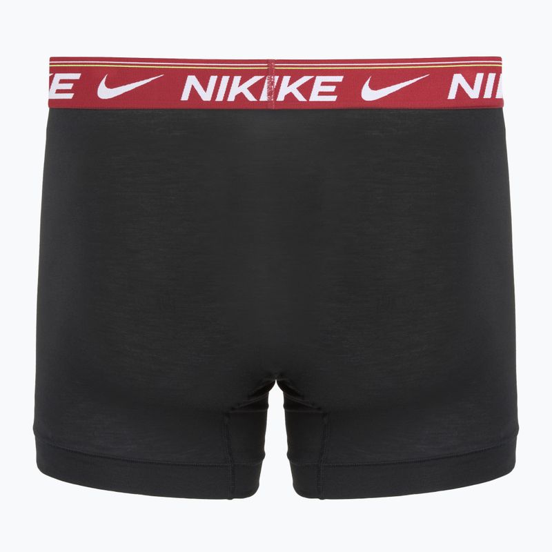 Pánské boxerky Nike Dri-FIT Ultra Comfort 3 pairs black/team crimson/dark raisin/black 3