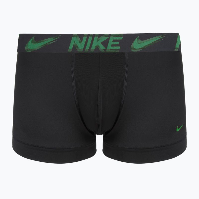 Pánské boxerky Nike Dri-Fit Essential Micro Trunk 3 pairs black/game royal/malachite/un gold/zoom wb 5