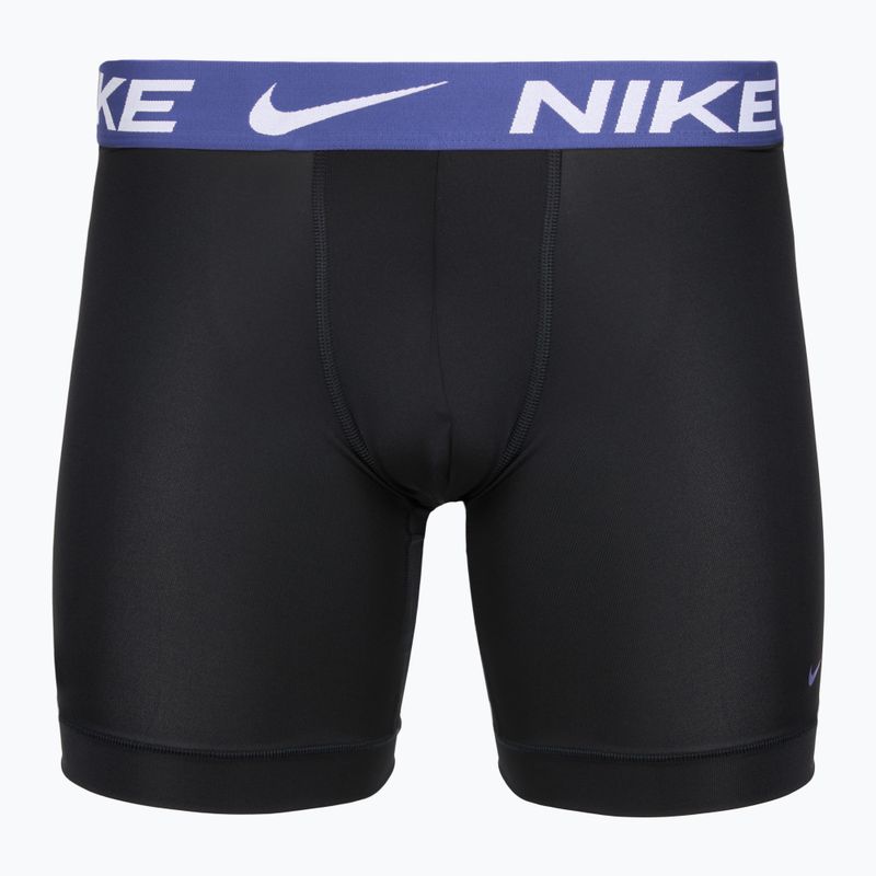 Pánské boxerky Nike Essential Micro 3 pairs black/sapphire/wolf grey/team crimson 2