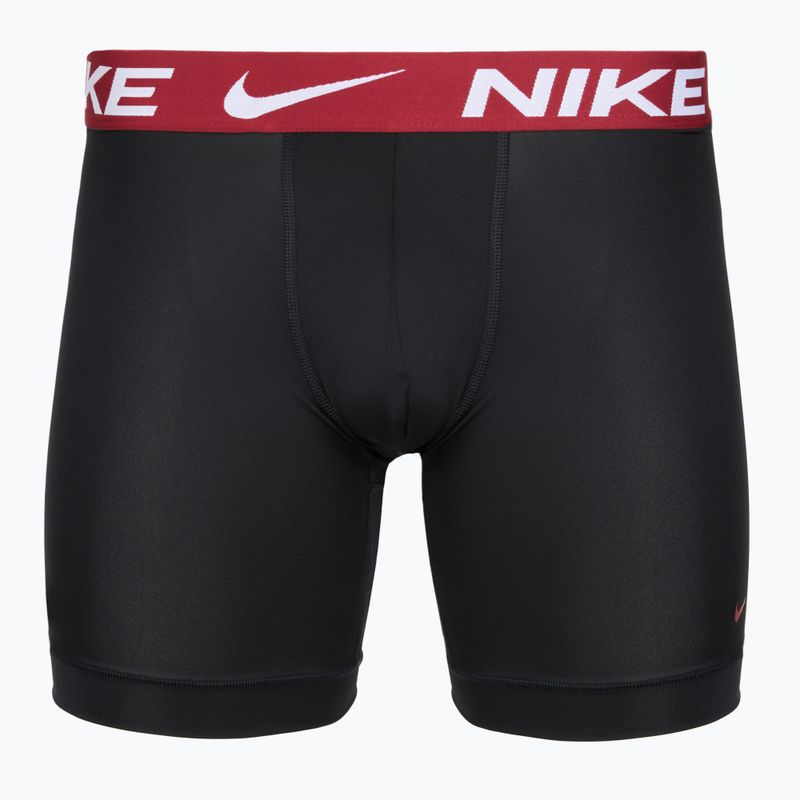 Pánské boxerky Nike Essential Micro 3 pairs black/sapphire/wolf grey/team crimson 6