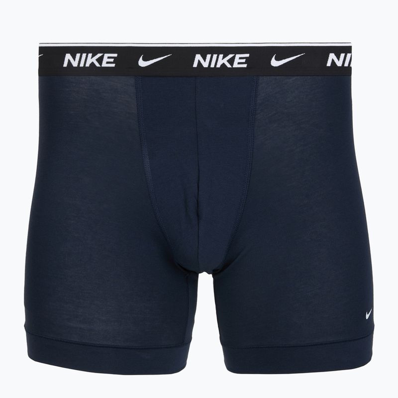 Pánské boxerky Nike Cotton Stretch Boxer Brief black/blue/navy 3