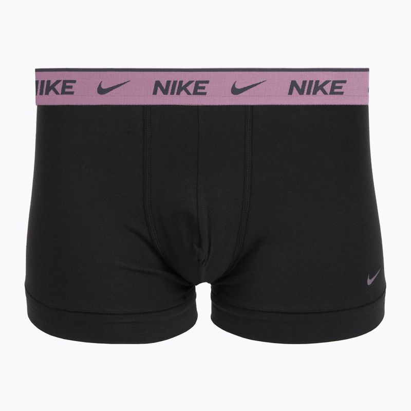 Pánské boxerky Nike Cotton Stretch Trunk 3 pack charcoal heather 3