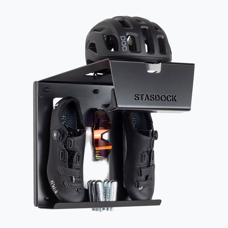 Držák na kolo na stěnu - věšák  STASDOCK Bike Hanger happy black 2