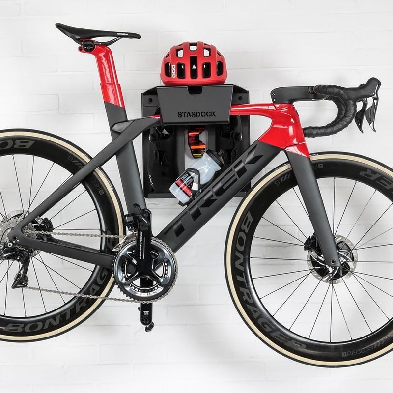 Držák na kolo na stěnu - věšák  STASDOCK Bike Hanger happy black 4