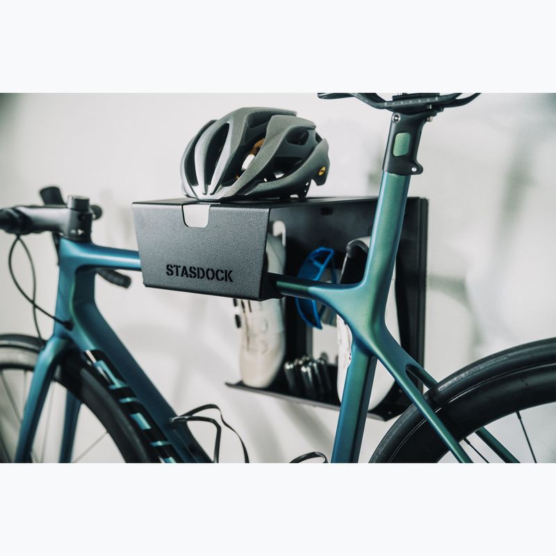 Držák na kolo na stěnu - věšák  STASDOCK Bike Hanger happy black 7