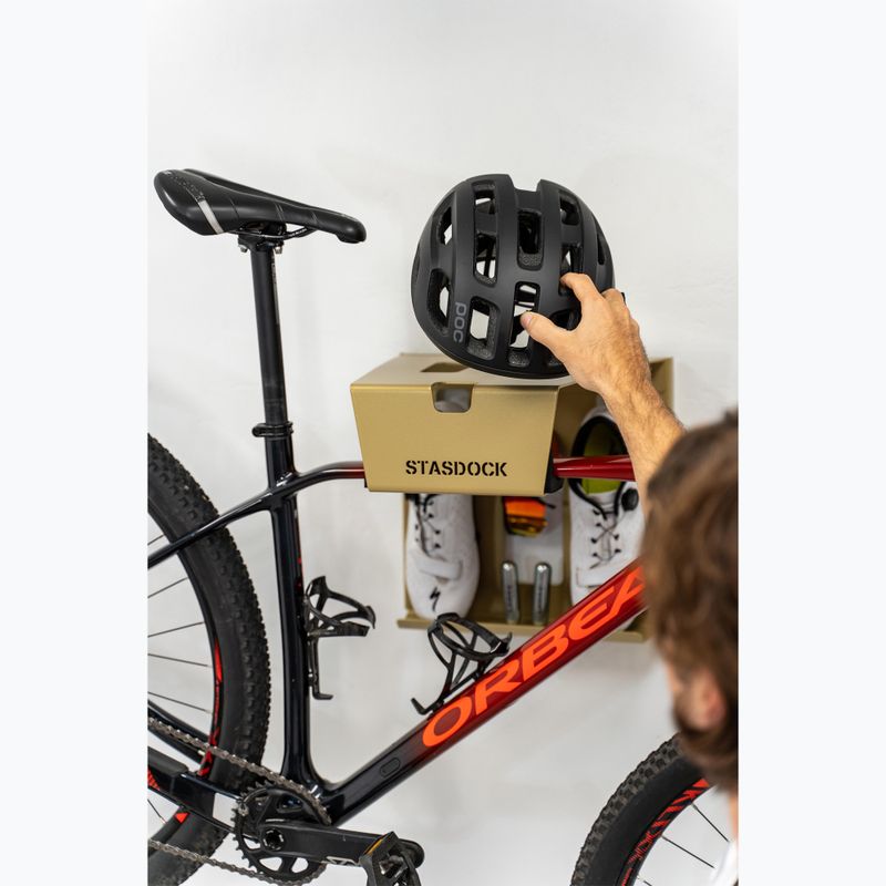 Držák na kolo na stěnu - věšák  STASDOCK Bike Hanger new gold 4