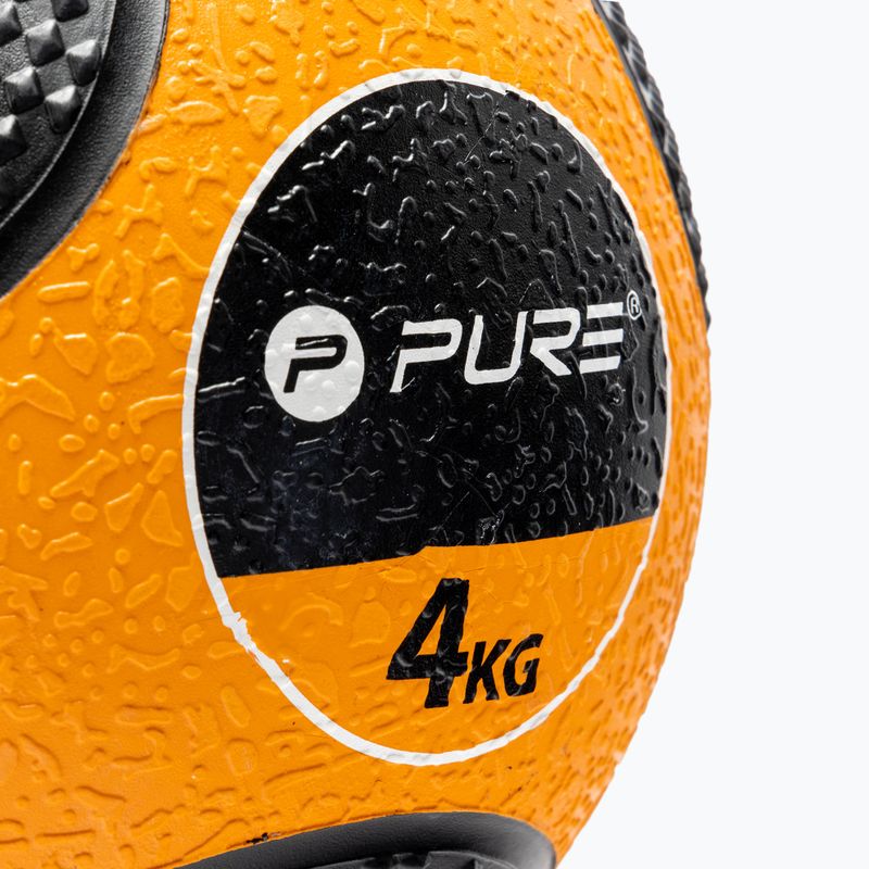 Medicinbal 4 kg Pure2Improve Medicine Ball oranžový 2139 2