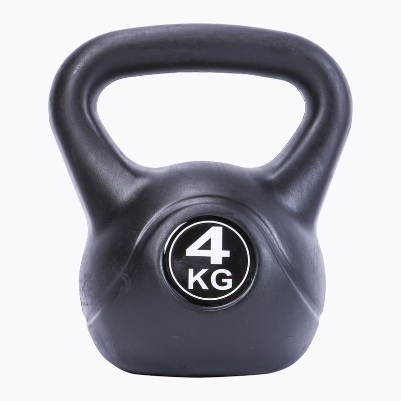 Kettlebell 4 kg Pure2Improve černý P2I202080