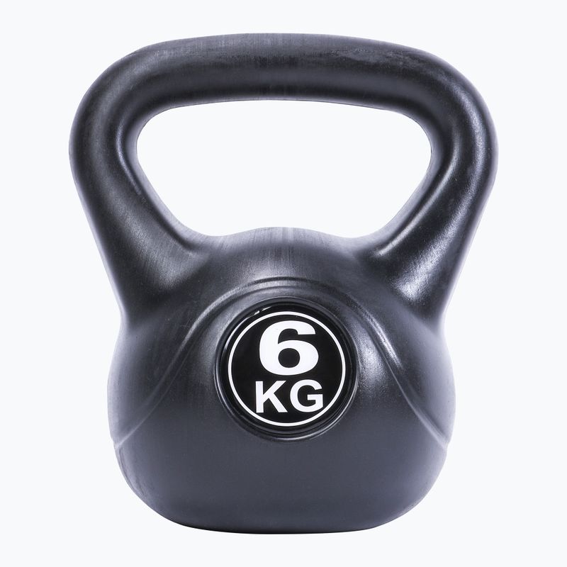 Kettlebell 6 kg Pure2Improve černý P2I202090