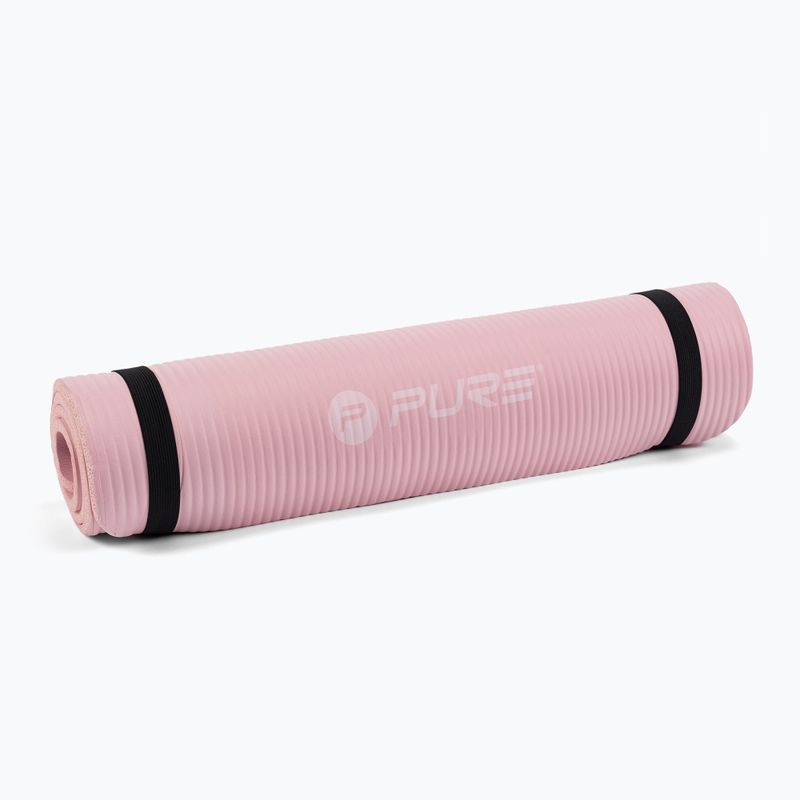 Fitness podložka na cvičení Pure2Improve NBR Mat růžová 3877 4