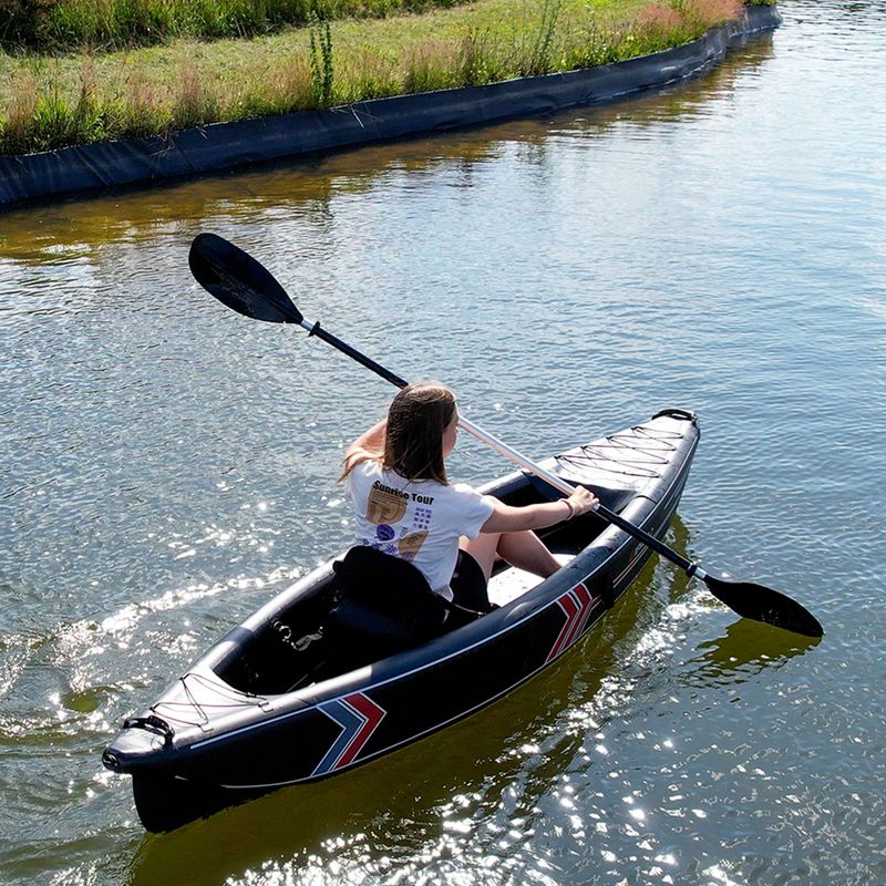 Vysokotlaký nafukovací kajak Pure4Fun Dropstitch pro 1 osobu černý 160000 7