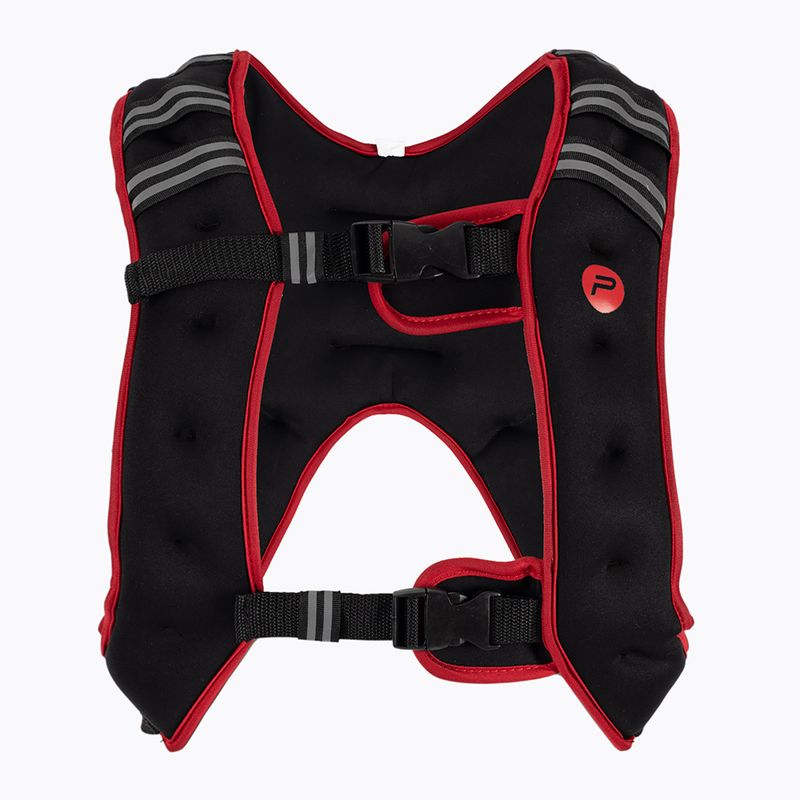 Pure2Improve P2I202320 Zátěžová vesta 10 kg černo-červená P2I202320 tréninková vesta