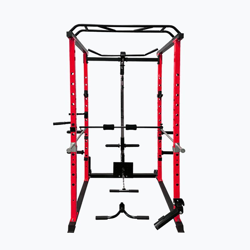 Multifunkční domácí posilovna Pure2Improve Powerrack červená/černá P2I820000 3