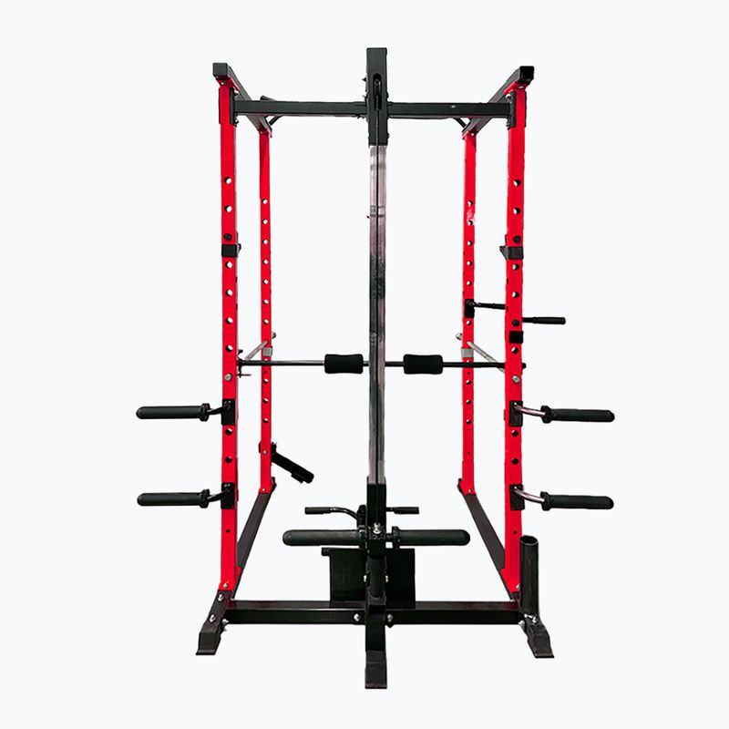 Multifunkční domácí posilovna Pure2Improve Powerrack červená/černá P2I820000 4