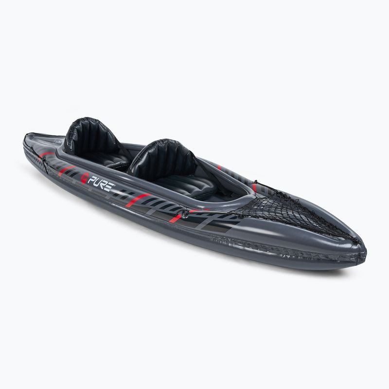 Pure4Fun XPRO Kayak 3.0 Vysokotlaký nafukovací kajak pro 2 osoby šedý P4F150130 5