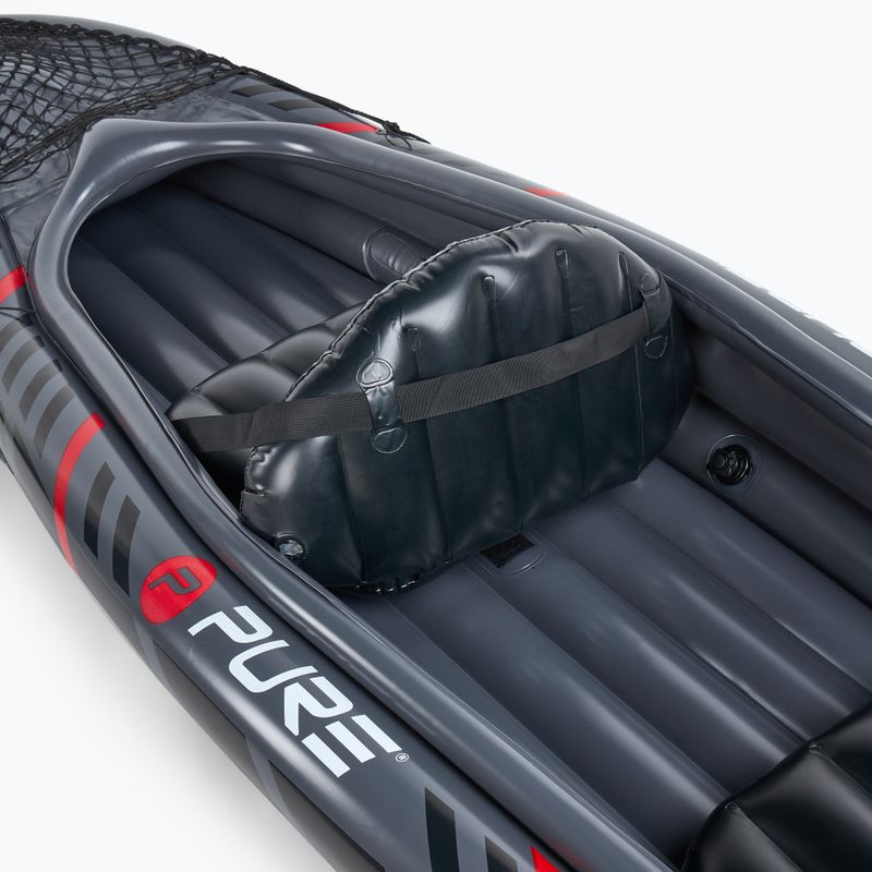Pure4Fun XPRO Kayak 3.0 Vysokotlaký nafukovací kajak pro 2 osoby šedý P4F150130 8