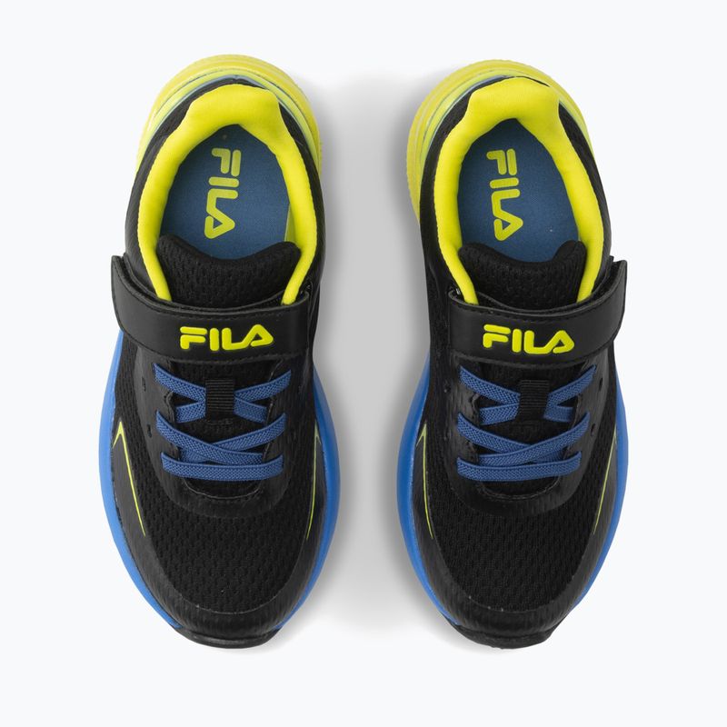 Dětské boty FILA Crusher V black / vallarta blue 4