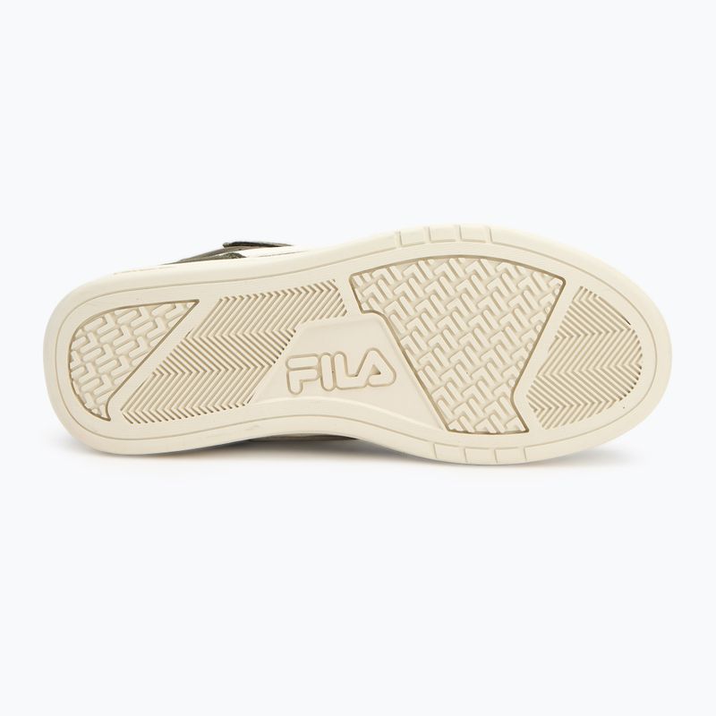 Dětské boty  FILA Crew Velcro Mid olive night 4