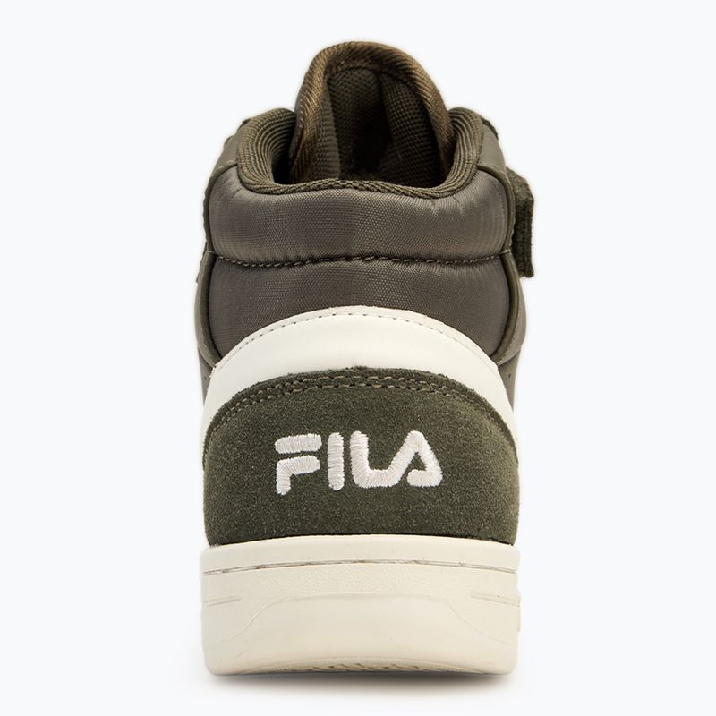 Dětské boty  FILA Crew Velcro Mid olive night 6