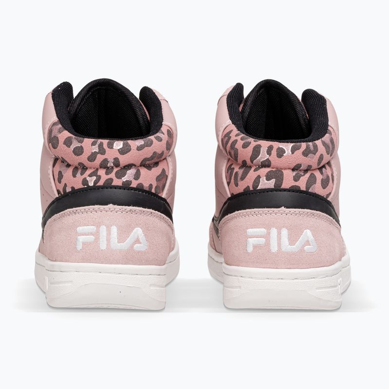 Dětské boty  FILA Crew Mid pale mauve/leopard 3