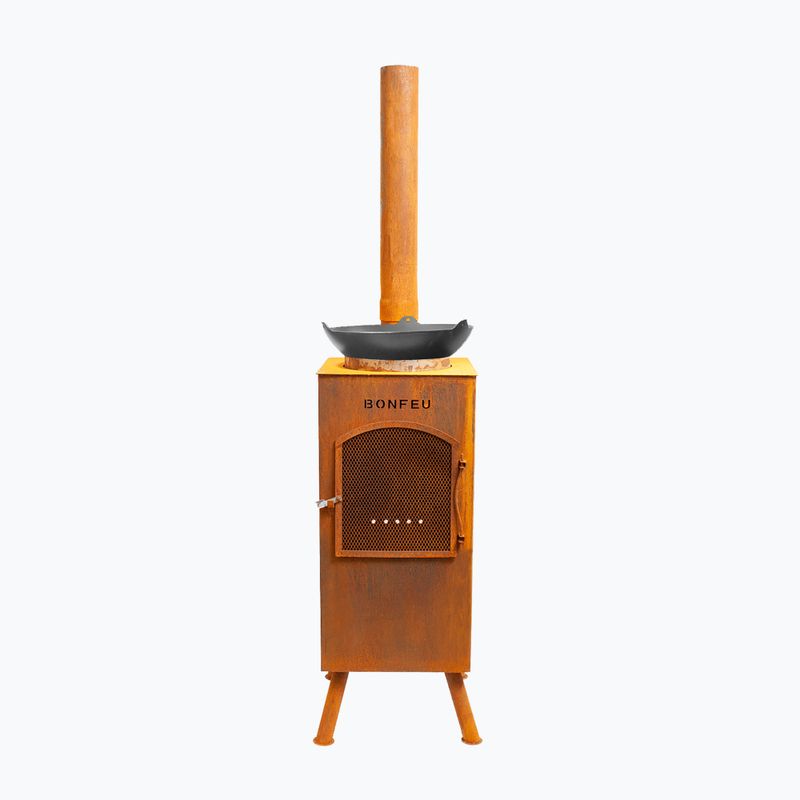 Zahradní krb BonFeu BonCarré corten 3