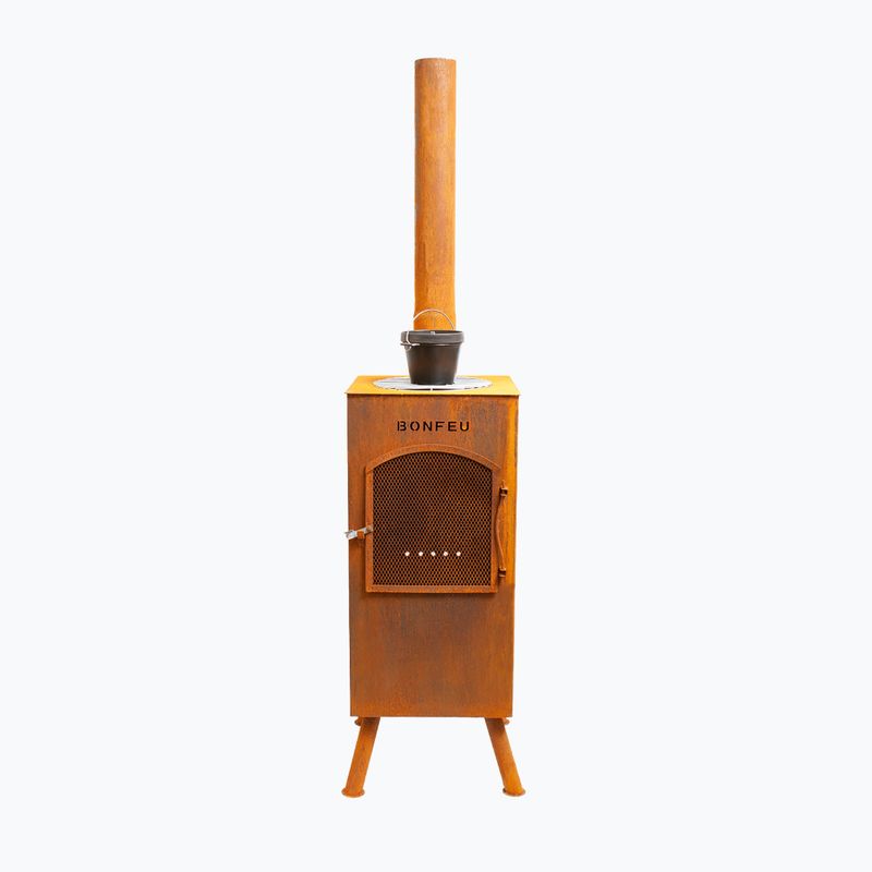 Zahradní krb BonFeu BonCarré corten 4
