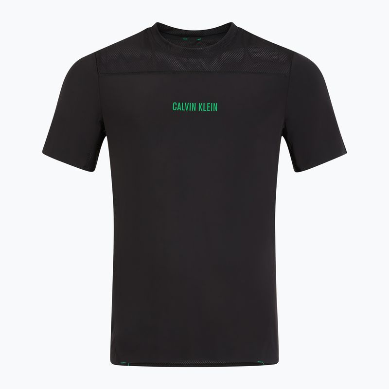 Pánské tričko Calvin Klein LVGMS5K188 Baselayer black/blosson green logo