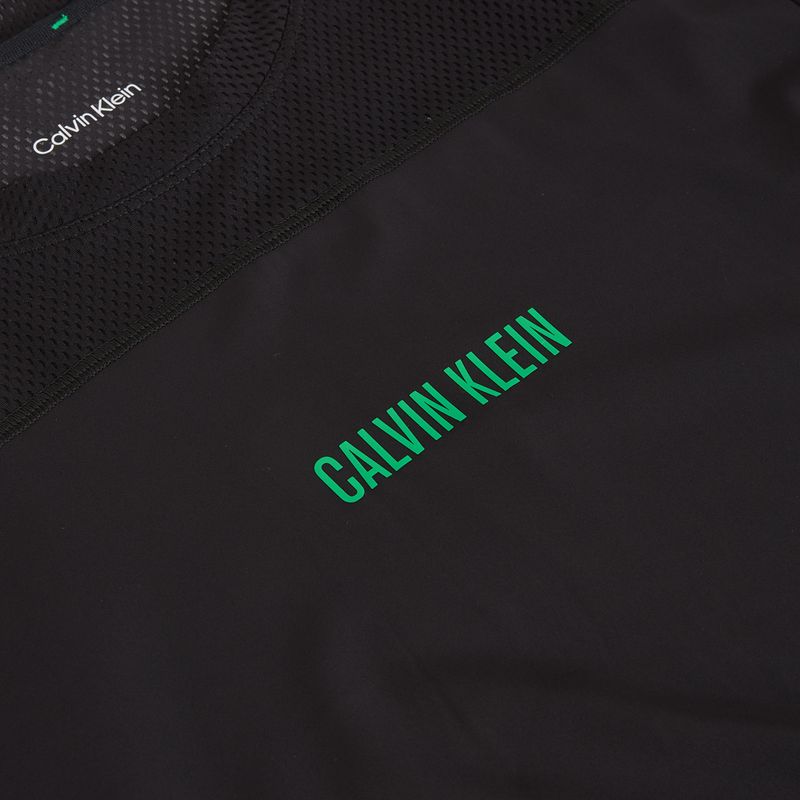 Pánské tričko Calvin Klein LVGMS5K188 Baselayer black/blosson green logo 3