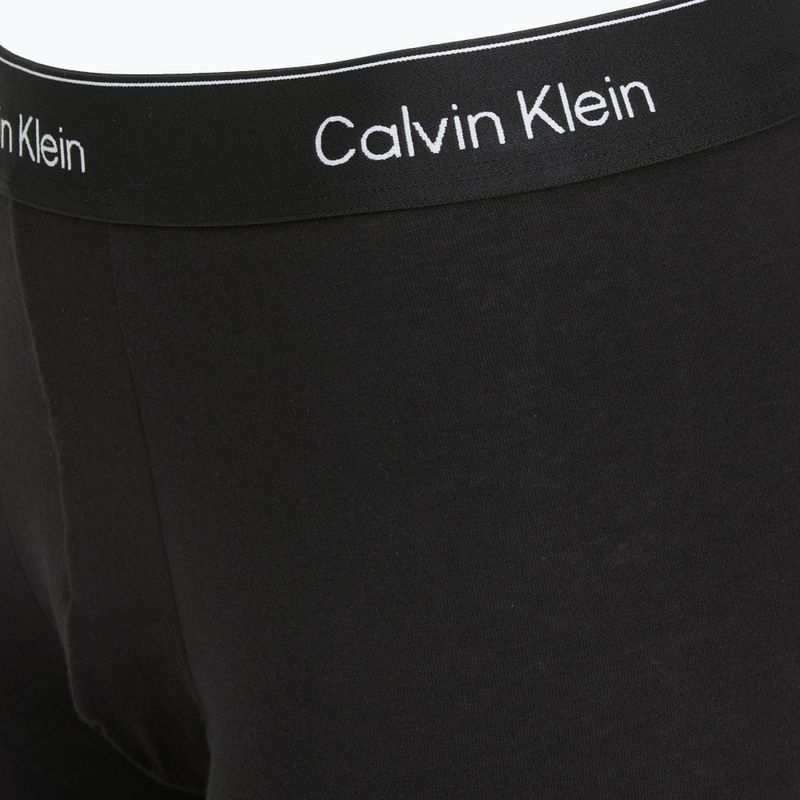 Boxerky Calvin Klein LV00NB4392 Trunk 3 páry black/dyed to match/white 4