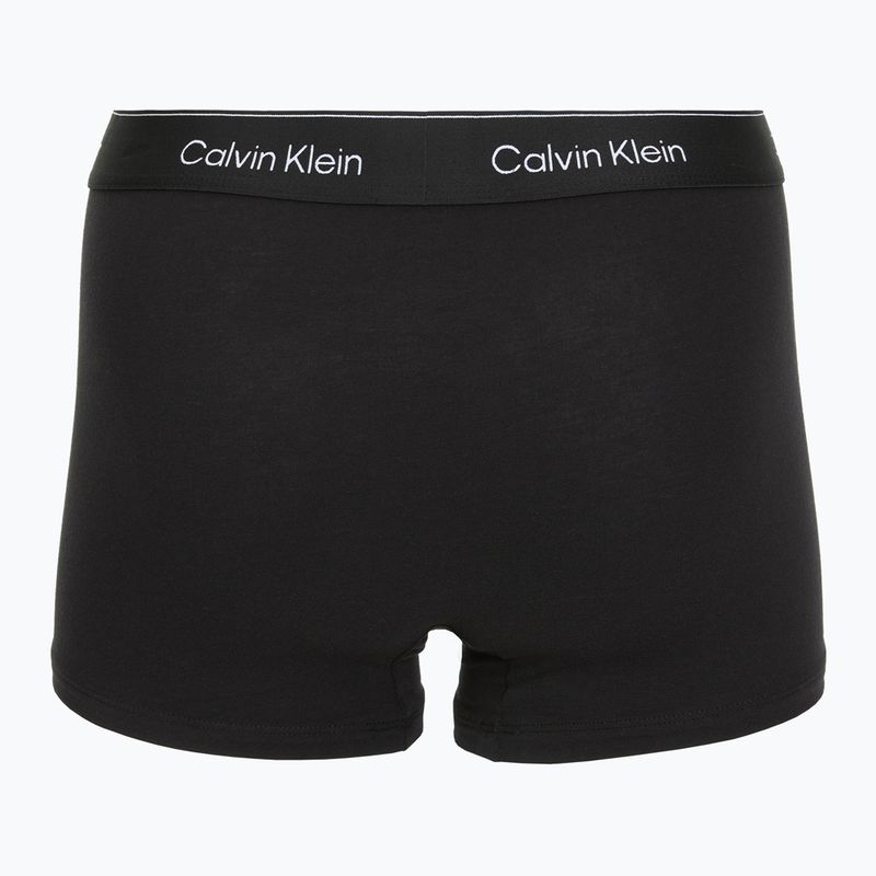 Boxerky Calvin Klein LV00NB4393 Trunk 5 párů black/dyed to match/white 3