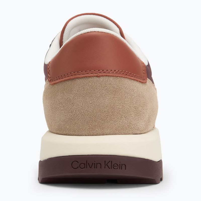 Pánské boty Calvin Klein HM0HM01714 Low Top Lace Up Repreve Mix Silver Mink/Vineyard Wine 6