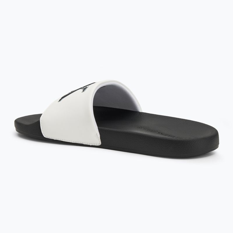 Pánské nazouváky Calvin Klein YM0YM01281 Jelly Mono PU Bright White/Black 3